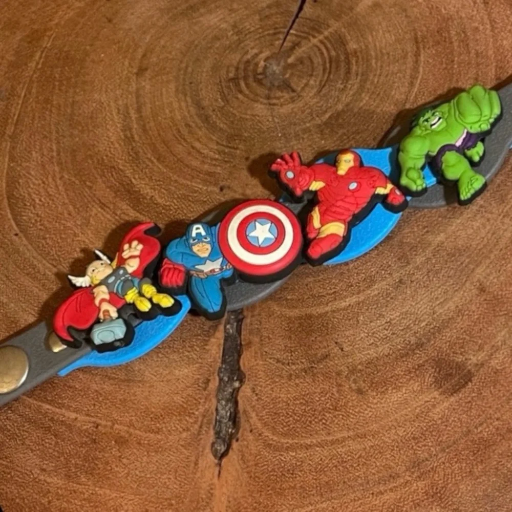Crocs Marvel Avengers Jibbitz Bracelet Thor Hulk Iron Man Captain America